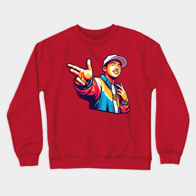 Rich Brian #1 Crewneck Sweatshirt by Review SJW Podcast